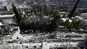 FOTO: Kehancuran Damaskus Suriah usai Dibombardir Israel