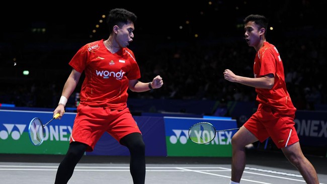 Ganda putra Indonesia Leo /Bagas dan Sabar/Reza akan bertemu di semifinal All England 2025. Berikut jadwal siaran langsung Leo/Bagas vs Sabar/Reza.