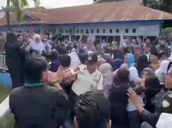 HMI Demo di Stikes Bina Bangsa Majene Ricuh gegara Protes Kader Diskorsing
