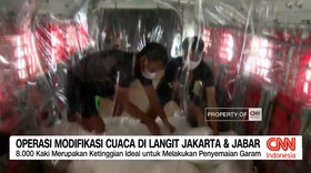 VIDEO: Operasi Modifikasi Cuaca di Langit Jakarta & Jabar
