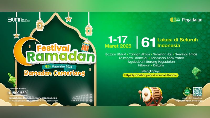 PT Pegadaian menggelar Festival Ramadan yang dipersembahkan kepada nasabah