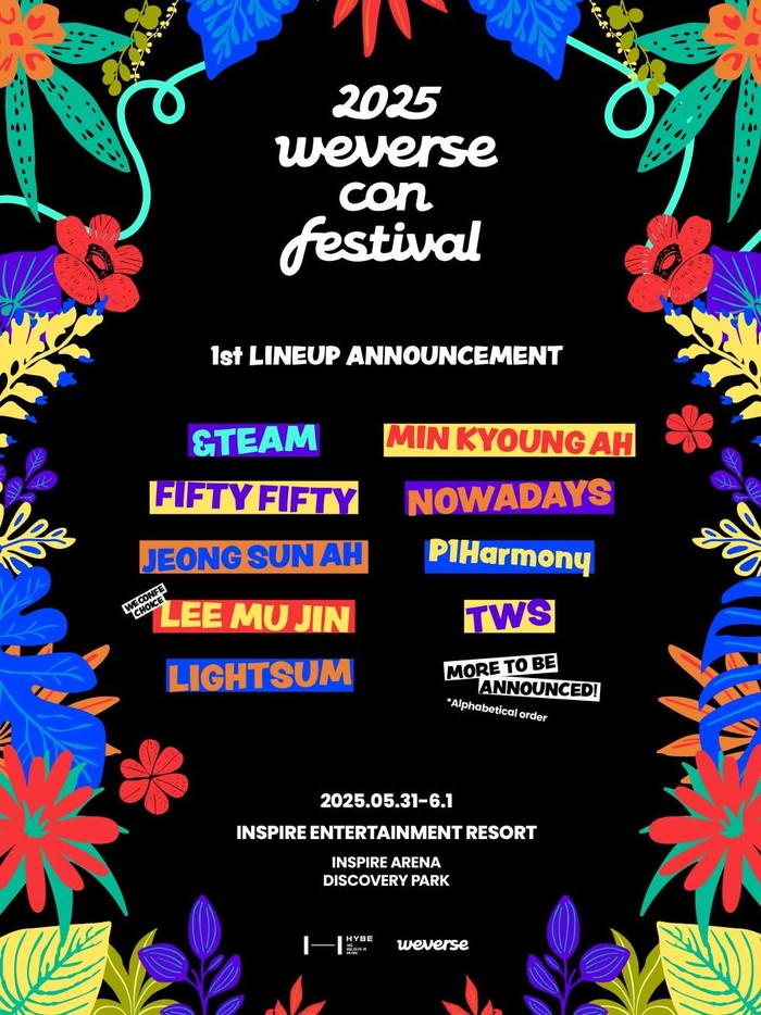 Sederet Artis yang akan Tampil di 2025 Weverse Con Festival/ Foto: instagram.com/weverseofficial