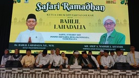 Ketum Golkar Janjikan Gedung Asrama di Ponpes Miftahul Huda Manonjaya