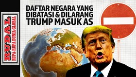 RUDAL: Daftar Negara yang Dibatasi & Dilarang Trump Masuk AS