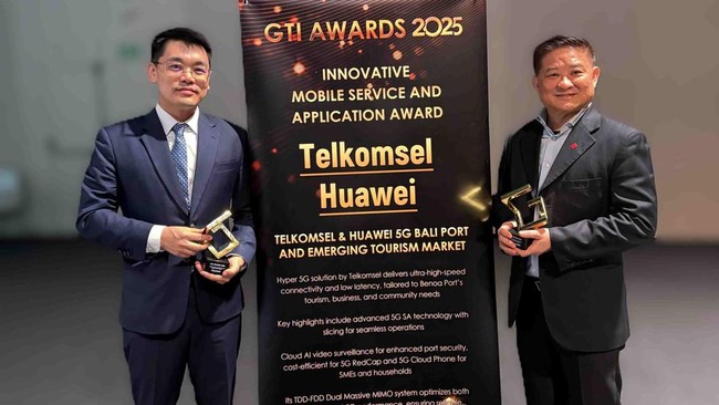 Penghargaan ini mengapresiasi kolaborasi Telkomsel-Huawei menghadirkan inovasi Hyper 5G, khususnya 5G Standalone, sebagai solusi Smart Port di Pelabuhan Benoa.