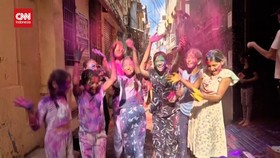 VIDEO: Warna-warni Festival Holi di India, Sambut Datangnya Musim Semi