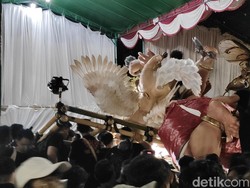 Ogoh-ogoh Perwakilan Ungasan Ambruk Sebelum Tampil di Venue