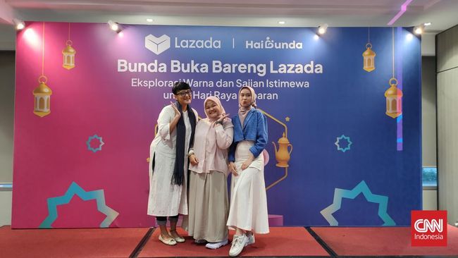 Lazada dan HaiBunda mengajak Bunda-bunda untuk mengeksplorasi warna busana dan sajian Lebaran yang istimewa sembari ngabuburit.