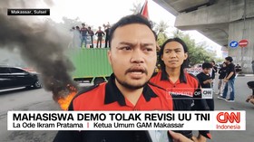 VIDEO: Mahasiswa Demo Tolak Revisi UU TNI