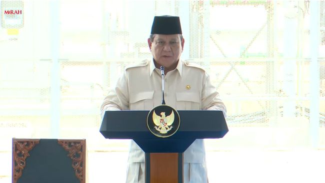 Prabowo Resmikan Pabrik Emas Freeport, Cerita Makna 08 Bagi Hidupnya