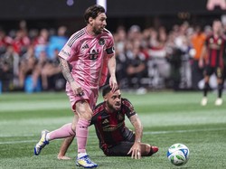 Melihat Momen Gol Keren Messi saat Melawan Atlanta