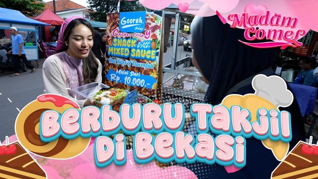 Ngabuburit War Takjil Kekinian di Bekasi, Rp50 Ribu Bisa Dapet Banyak