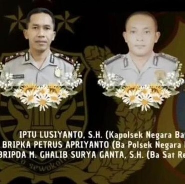 Viral 3 Polisi Tewas Ditembak Saat Gerebek Judi Sabung Ayam di Lampung