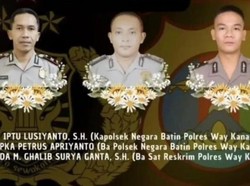 Viral 3 Polisi Tewas Ditembak Saat Gerebek Judi Sabung Ayam di Lampung