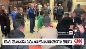 VIDEO: Israel Serang Gaza, Gagalkan Perjanjian Gencatan Senjata