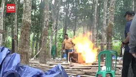 VIDEO:12 Selongsong Peluru Ditemukan di TKP Judi Sabung Ayam Way kanan