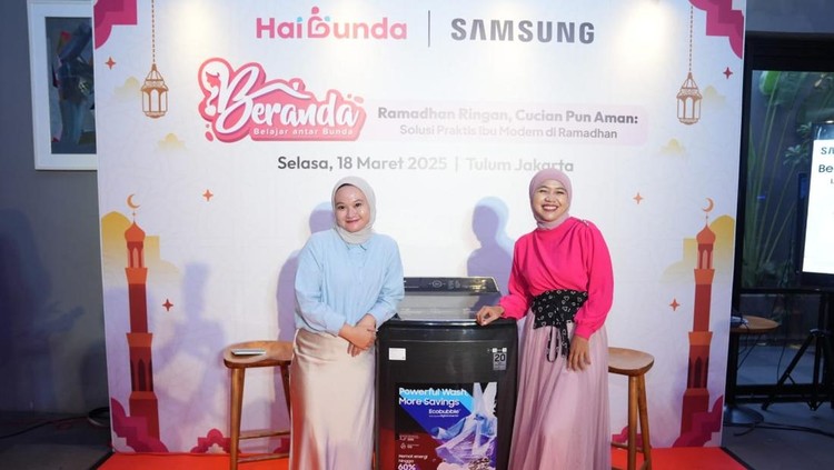 Beranda HaiBunda x Samsung Electronics Indonesia, Ramadhan Ringan, Cucian Pun Aman: Solusi Praktis Ibu Modern di Ramadhan