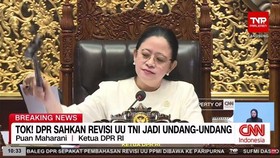 VIDEO: DPR Resmi Sahkan RUU TNI Jadi Undang-undang