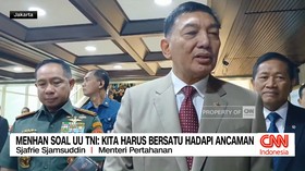 VIDEO: Menhan Soal UU TNI: Kita Harus Bersatu Hadapi Ancaman