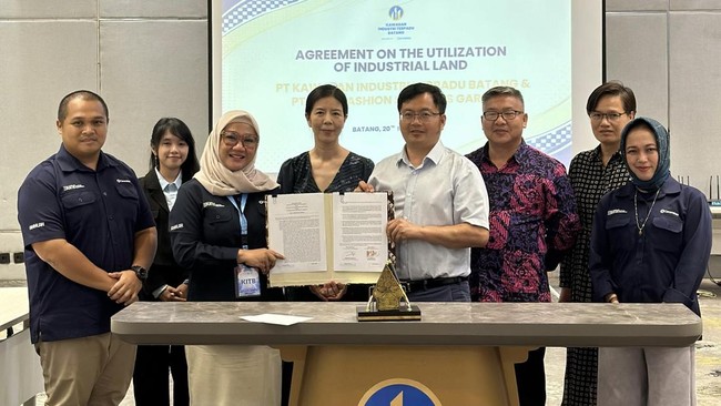 KEK Industropolis Batang resmi beroperasi, PT FSG investor pertama, perkuat rantai pasok tekstil global, dan serap 1.000 tenaga kerja.
