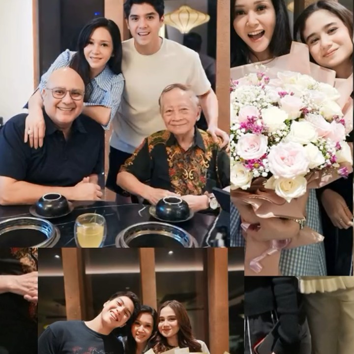 <p>Saat perayaan ulang tahun Maia di bulan Januari lalu, perempuan 49 tahun ini juga berkumpul bersama anak-anaknya. Bedanya, kali ini Maia didampingi oleh suaminya. (Foto: Instagram @maiaestiantyreal)</p>