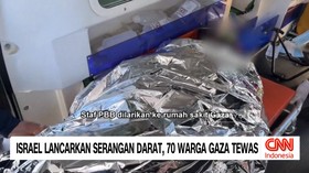 VIDEO: Israel Lancarkan Serangan Darat, 70 Warga Gaza Tewas