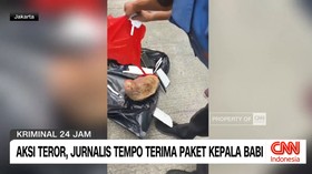 VIDEO: Aksi Teror, Jurnalis Tempo Terima Paket Kepala Babi