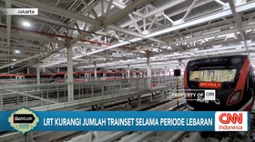 VIDEO: LRT Kurangi Jumlah Trainset Selama Periode Lebaran