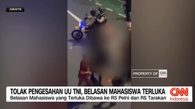 VIDEO: Tolak Pengesahan UU TNI, Belasan Mahasiswa Terluka