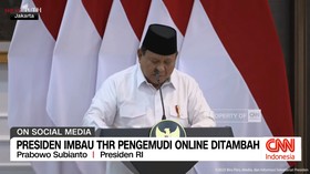 VIDEO: Presiden Imbau THR Pengemudi Online Ditambah
