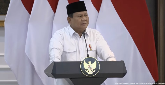 Presiden Prabowo. (Dok. YouTube Setpres)