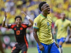 Brasil Vs Kolombia: Gol Menit Akhir Vinicius Menangkan Tim Samba 2-1