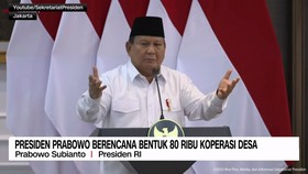 VIDEO: Presiden Prabowo Berencana Bentuk 80 Ribu Koperasi Desa