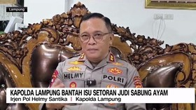 VIDEO: Kapolda Lampung Bantah Isu Setoran Judi Sabung Ayam