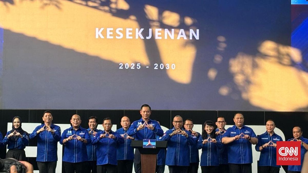 Susunan Lengkap Jajaran DPP Partai Demokrat 2025-2030