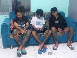 3 Pria Bertato Pakai Narkoba di Gorontalo Ditangkap, 20 Saset Sabu Disita