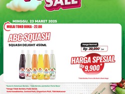 Banting Harga! Beli Sirup di Transmart Full Day Sale Cuma Rp 9 Ribuan