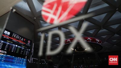 Layar pergerakan Indeks Harga Saham Gabungan (IHSG) di Bursa Efek Indonesia (BEI), Jakarta, Senin, 24 Maret 2025.