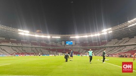 Kondisi Terkini Rumput GBK Jelang Indonesia vs Bahrain