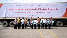 Perdana, SKPlasma Core Indonesia Kirim Plasma PODP ke Korsel