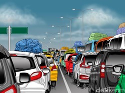 Pantau Arus Mudik Lebaran, Menhub Catat 2 Juta Kendaraan Lewat Tol Japek