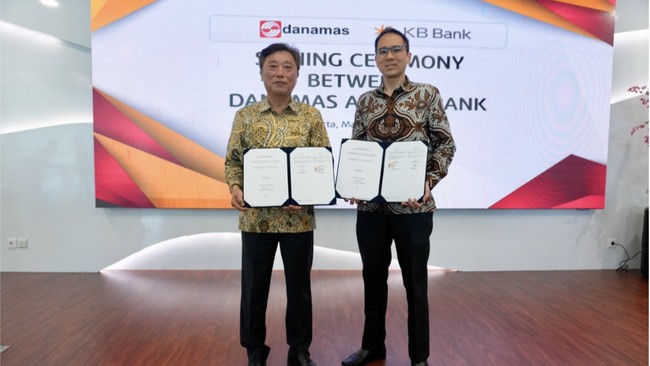 KB Bank dan Danamas menjalin kemitraan strategis senilai Rp500 miliar guna memperluas akses pembiayaan bagi UMKM Indonesia, baru-baru ini.