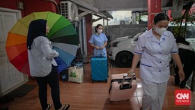 FOTO: Peningkatan Permintaan Jasa Infal Jelang Lebaran