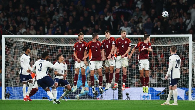 Inggris sukses mengalahkan Latvia 3-0 pada pertandingan Grup K Kualifikasi Piala Dunia 2026 Zona Eropa.
