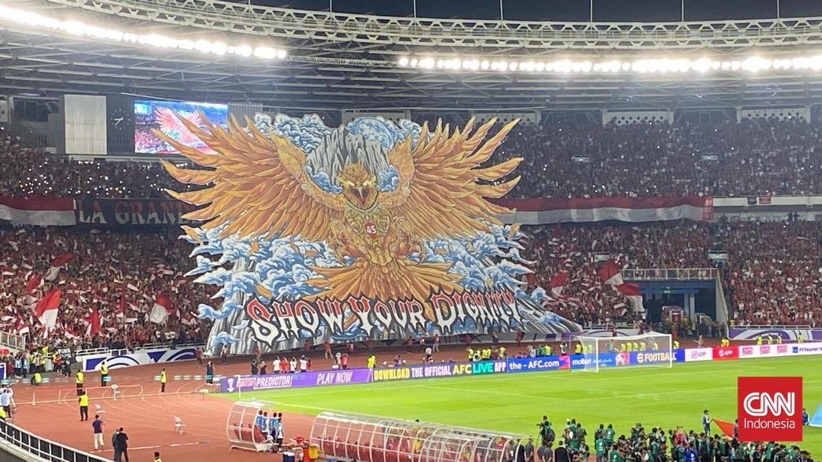 Prabowo Tonton Langsung Indonesia vs Bahrain di Stadion GBK