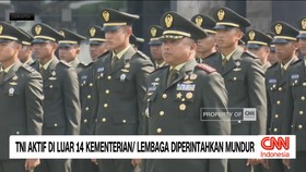 VIDEO: TNI Aktif di Luar 14 Kementerian/Lembaga Diperintahkan Mundur