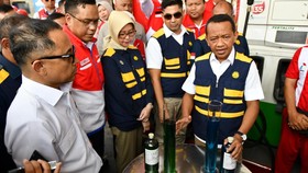 Bahlil Pastikan BBM & LPG di Jatim Aman Terjamin Hadapi Mudik Lebaran