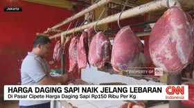 VIDEO: Harga Daging Sapi Naik Jelang Lebaran
