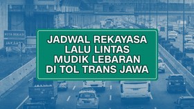 INFOGRAFIS: Jadwal Ganjil Genap, Contraflow, dan One Way Mudik di Tol
