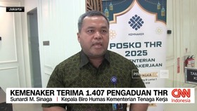 VIDEO: Kemenaker Terima 1.407 Pengaduan THR